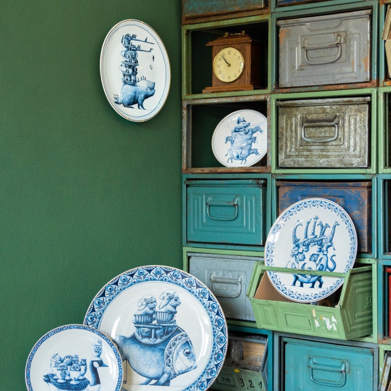 Wall Plate Redmer Hoekstra - Duck - 26 cm image 3