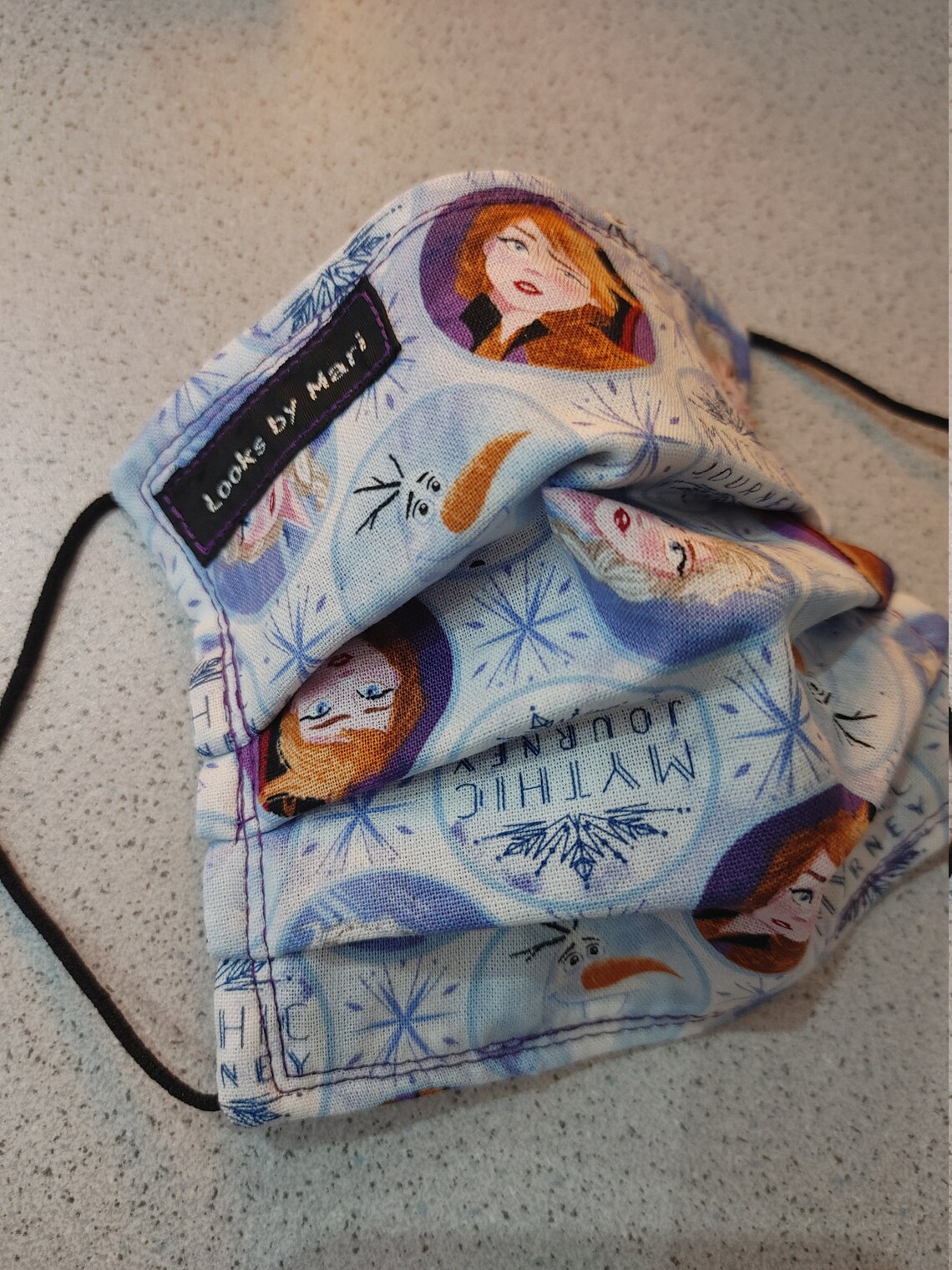 Frozen Ana and Elsa Print Face Mask/Ready to ship Etsy