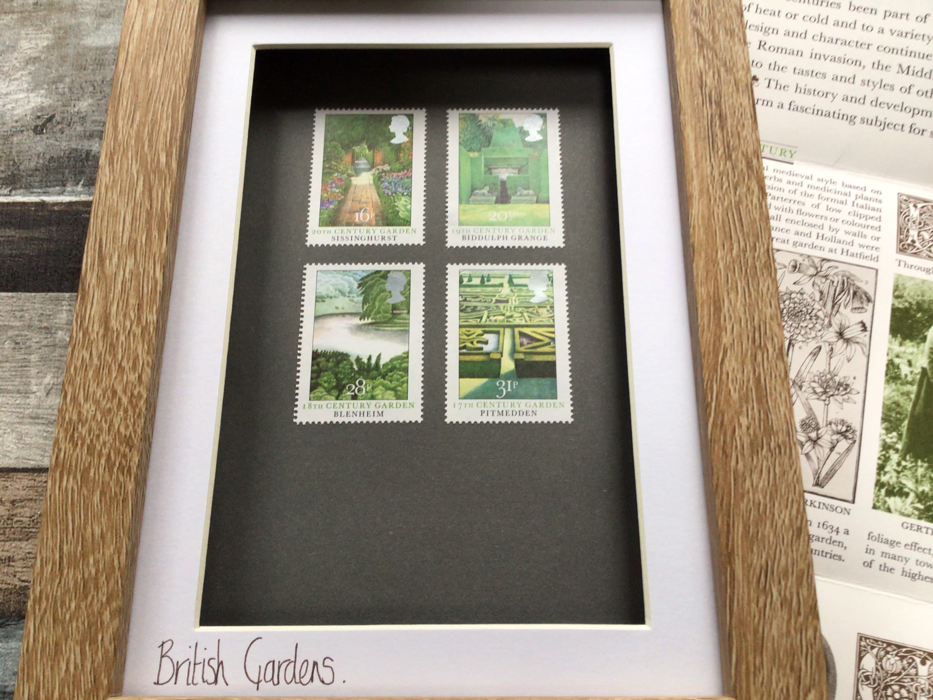 Royal Mail Mounted and Framed British Stamp Artwork/ British Etsy