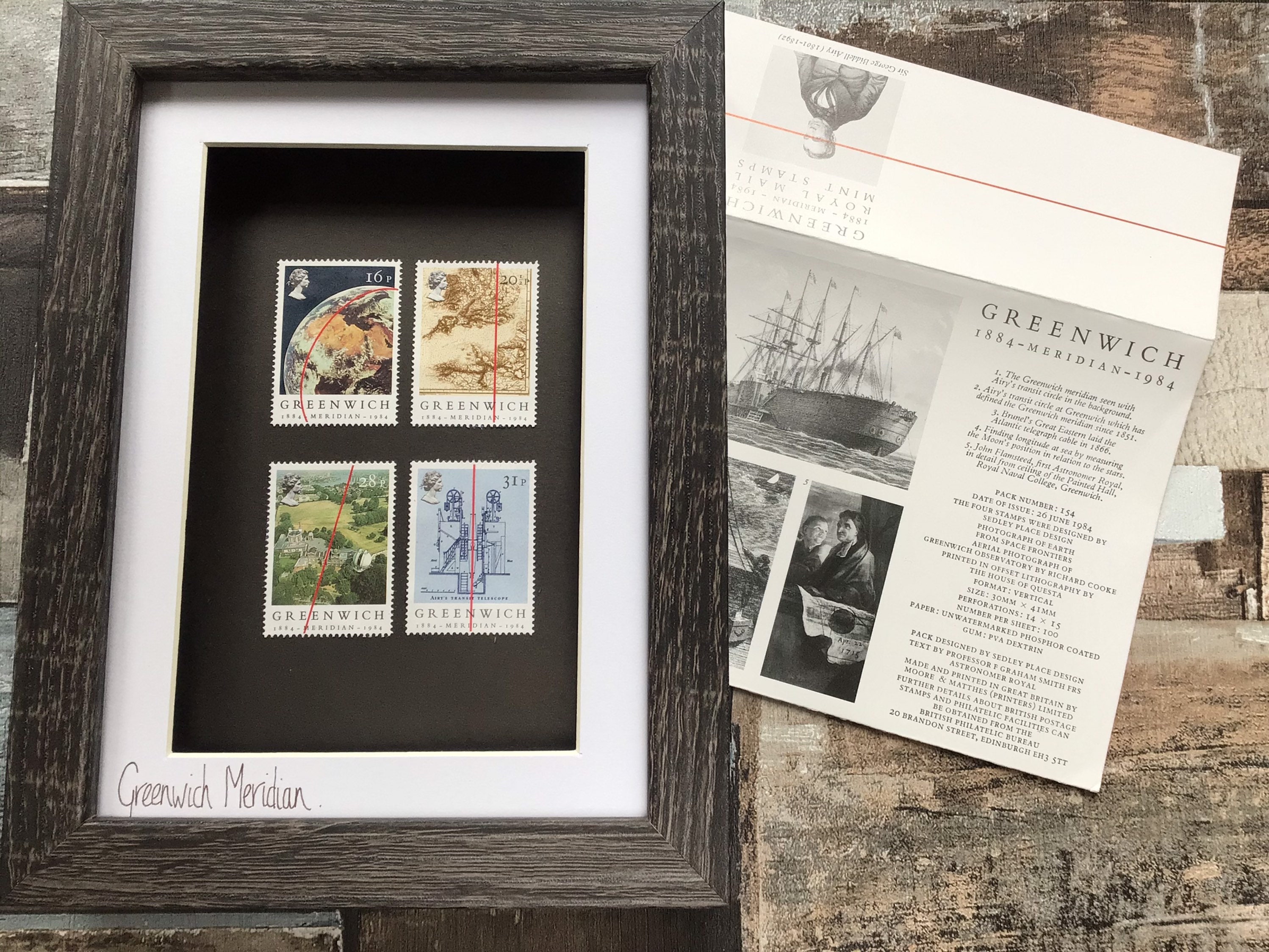 Royal Mail Mounted and Framed British Stamp Artwork/ British Etsy