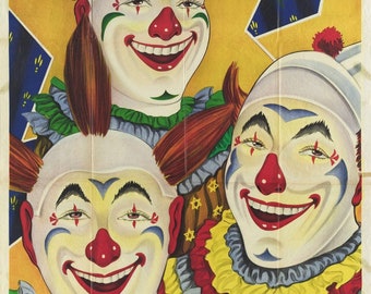 Circus Clown Poster 13 x 19" Photo Print
