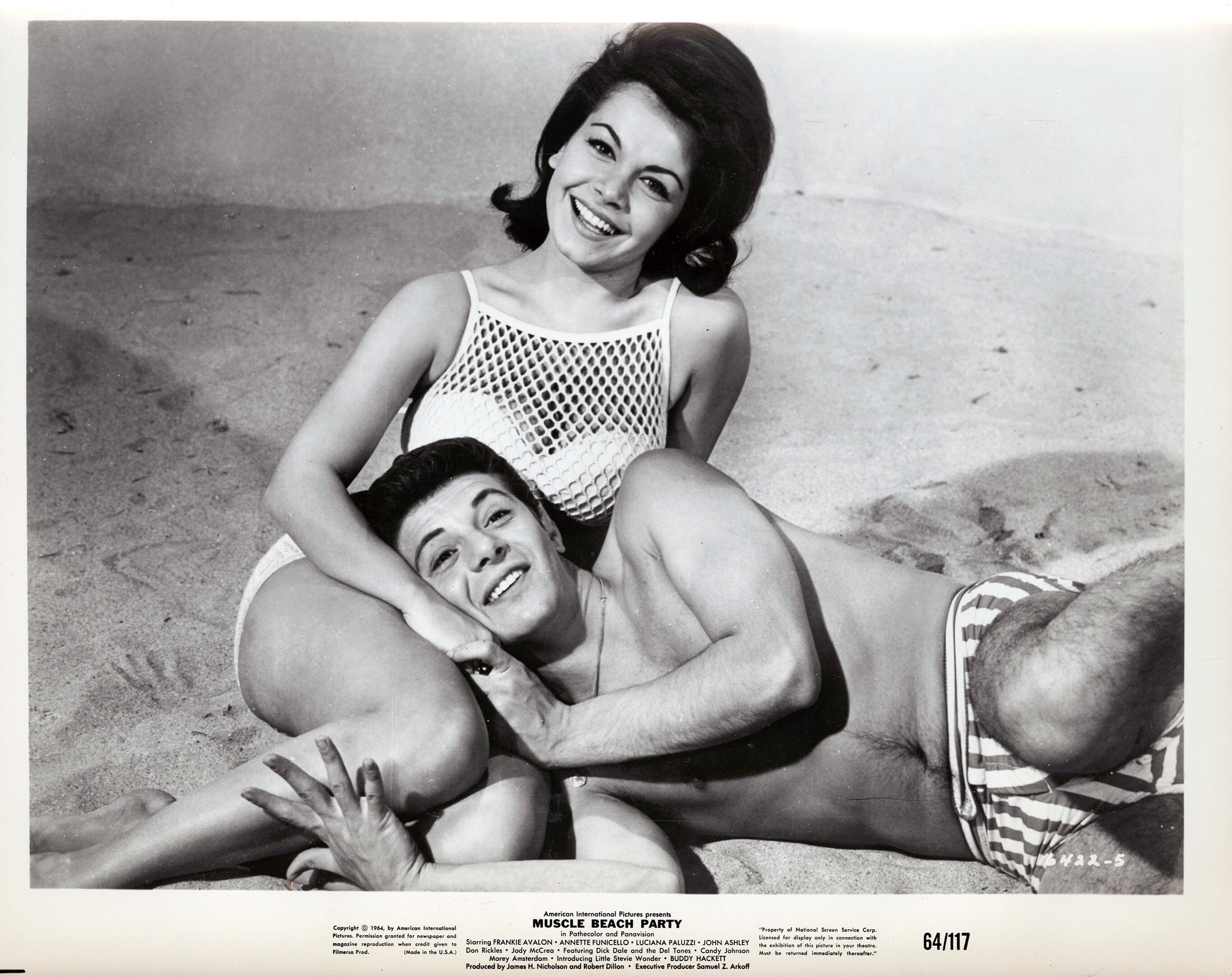 Annette Funicello, Frankie Avalon, Muscle Beach Party 11 X 14 Photo Print -  Etsy Australia