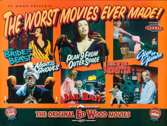 Ed Wood Movie Poster 11 X 14 Photo Print - Etsy UK