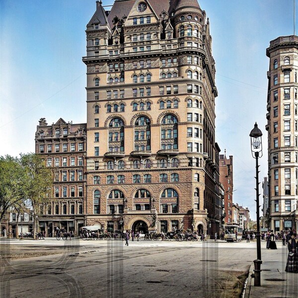 1900 New York, Hotel Netherland, Fifth Avenue and 59th St 11 X 14 Photo Print