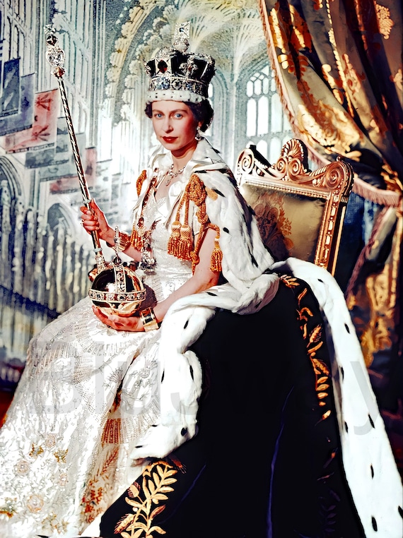 Queen Elizabeth II Portrait 11 X 14 Photo Print