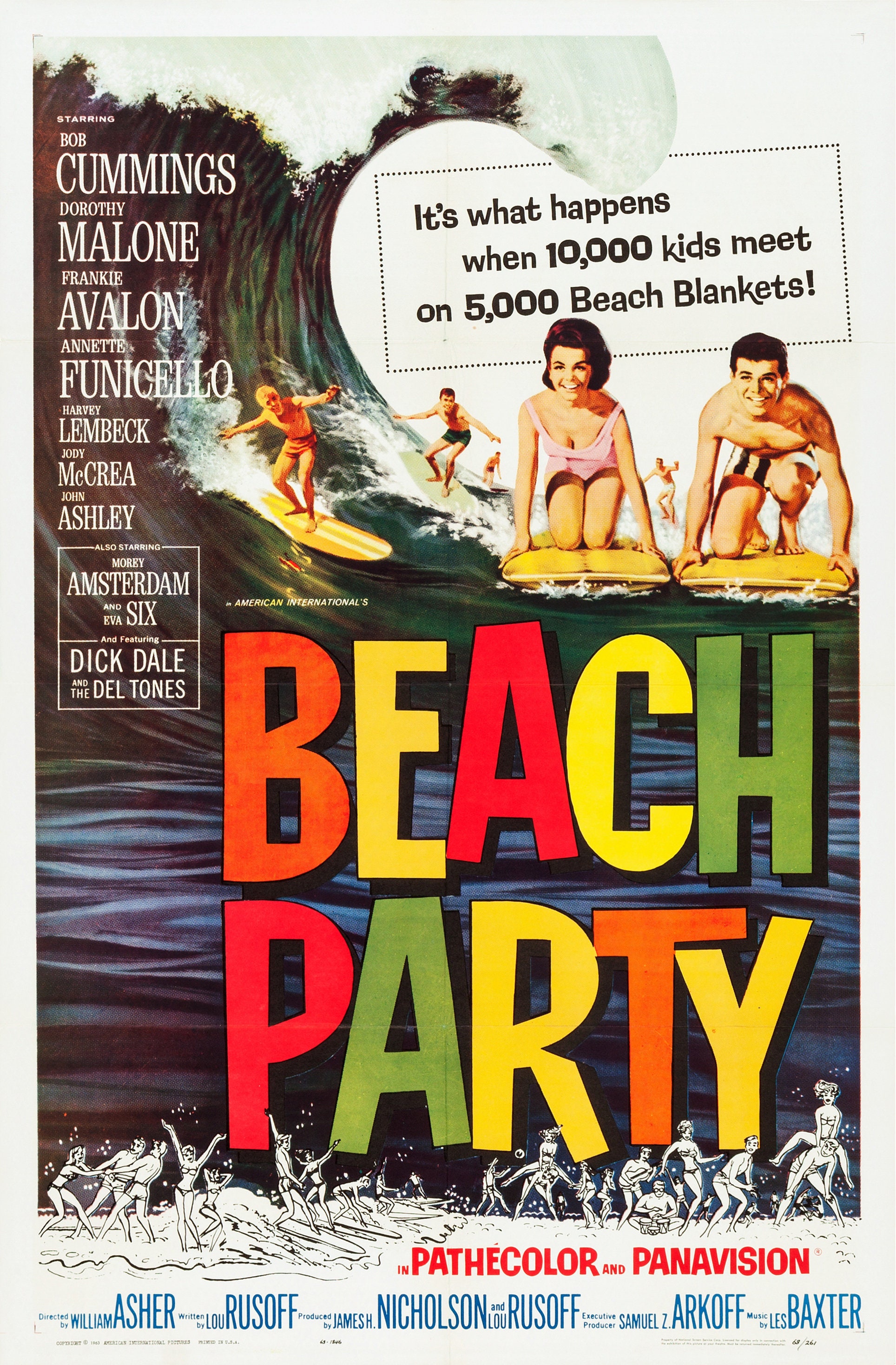 Beach Party Movie Poster 13x19 Photo Print Etsy UK