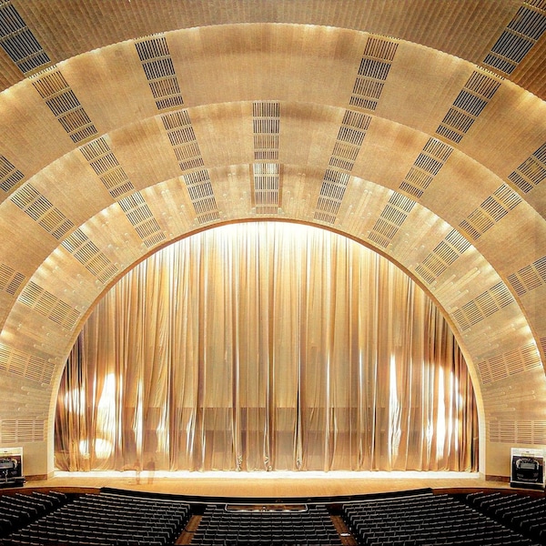 1932 Music Hall, Radio City, Rockefeller Center 11 X 14" Photo Print