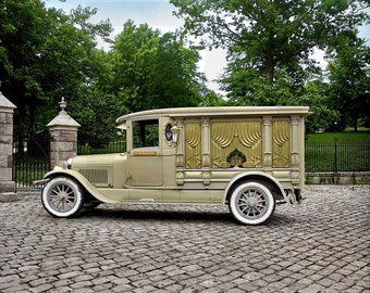 1924 Hanlon Lincoln hearse Ghost in the Machine 11 X 14 Photo Print