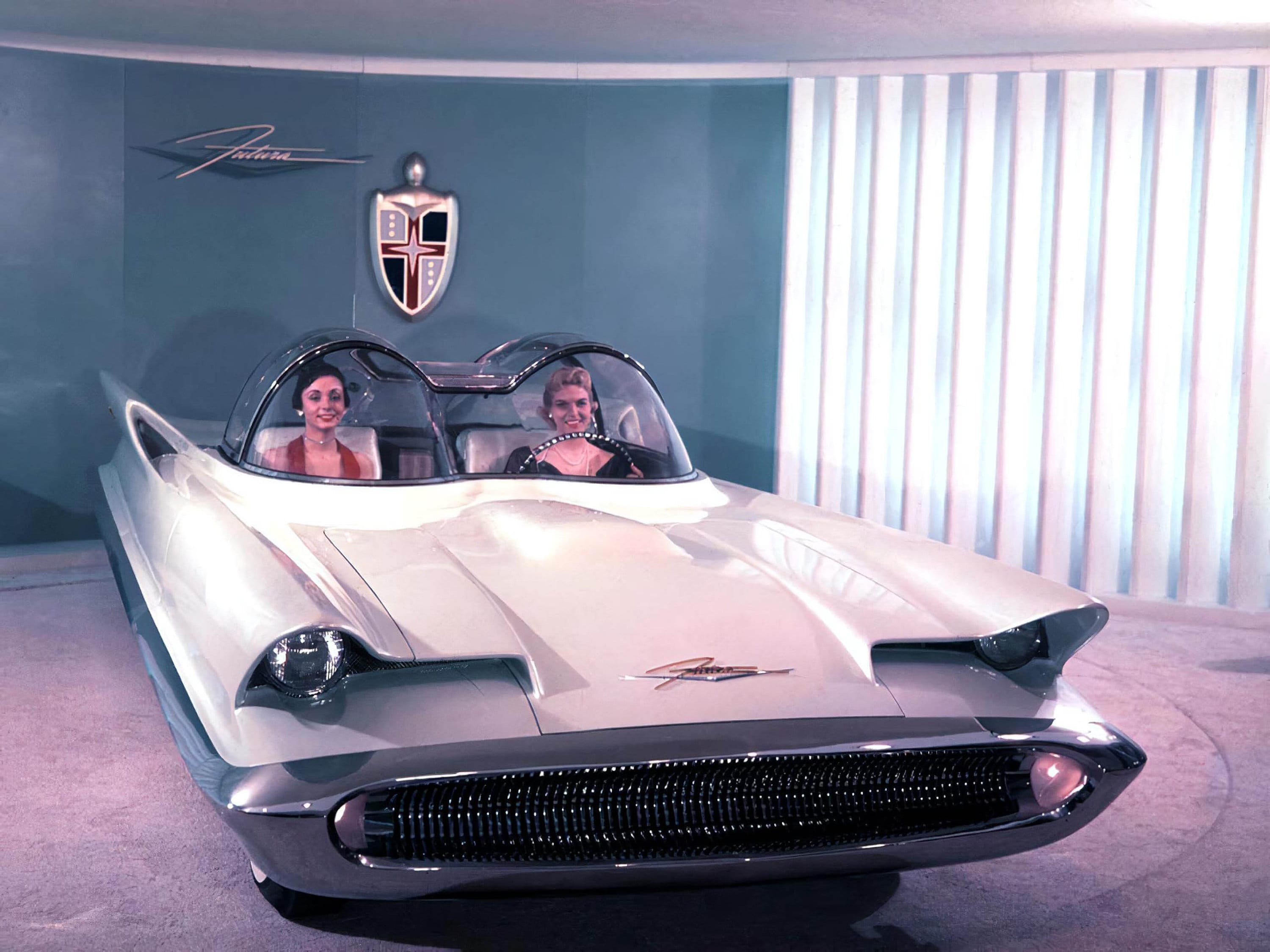 1955 Lincoln Futura 11 X 14 Photo Print Etsy