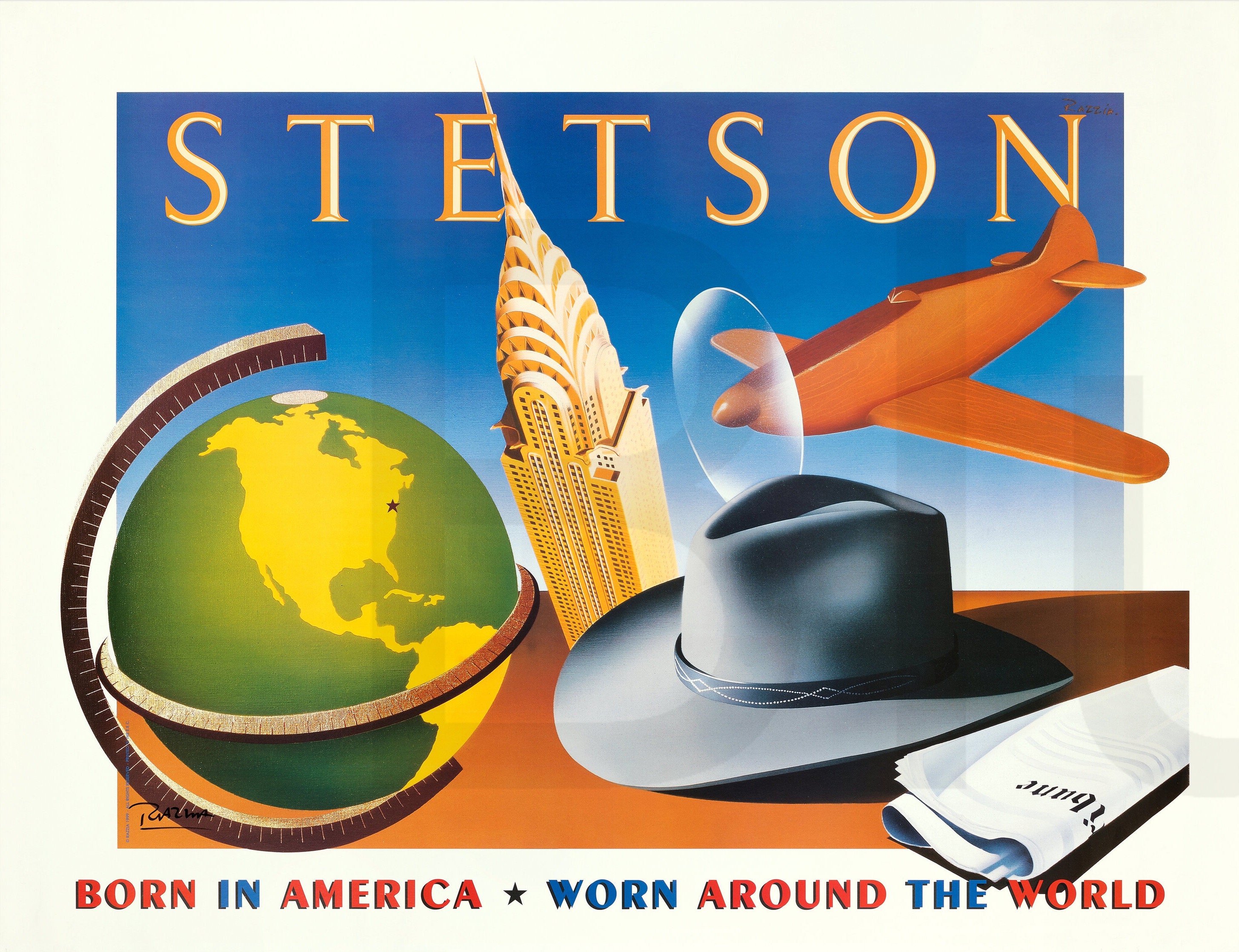 Stetson Hats Print - Etsy Canada