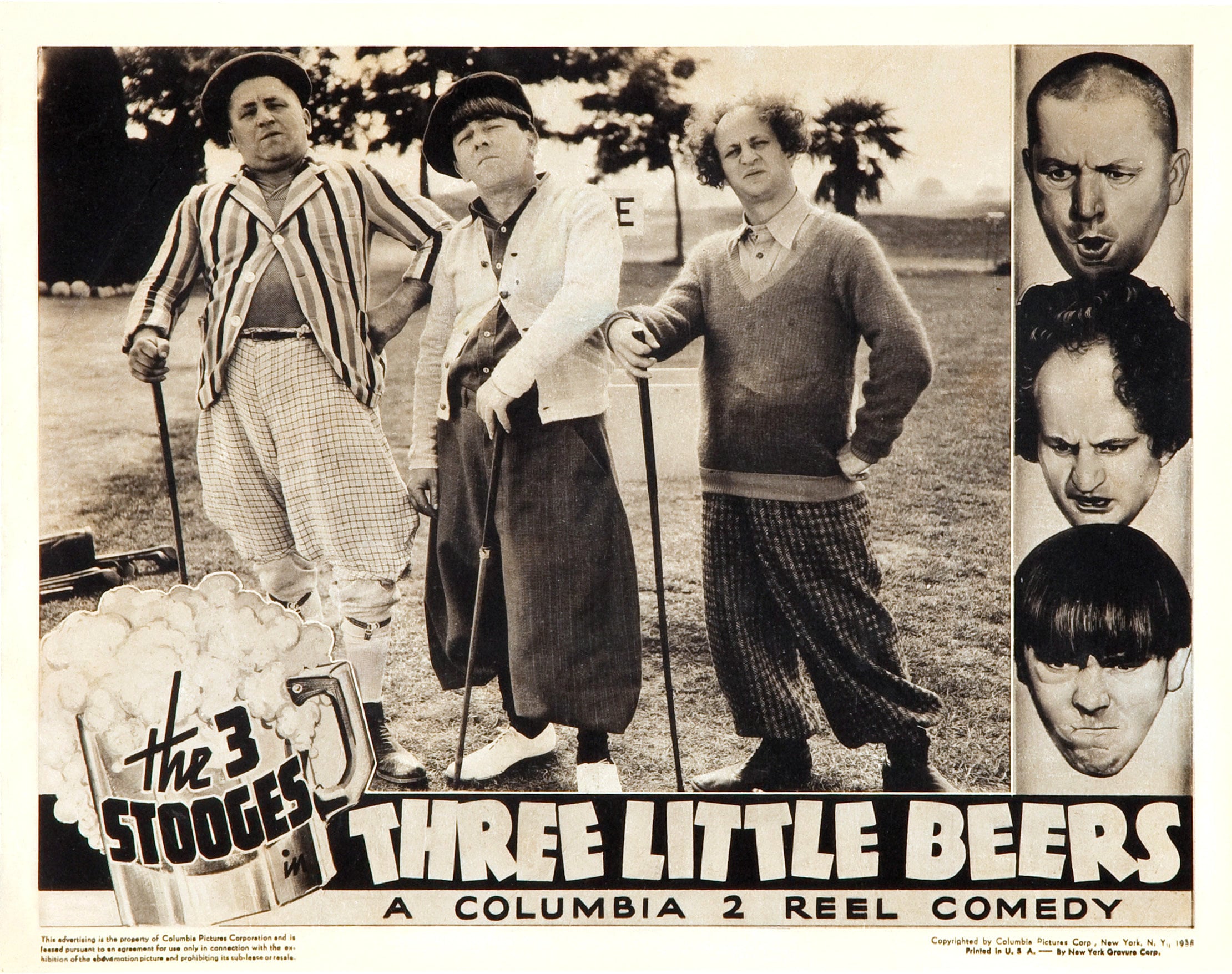 Blunder Boys - The Three Stooges - 1955 - Movie Poster Mug