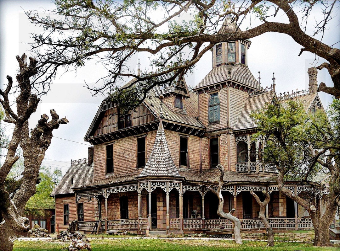 1939 Old Mansion in Comanche Texas 11 X 14 Photo Print Etsy
