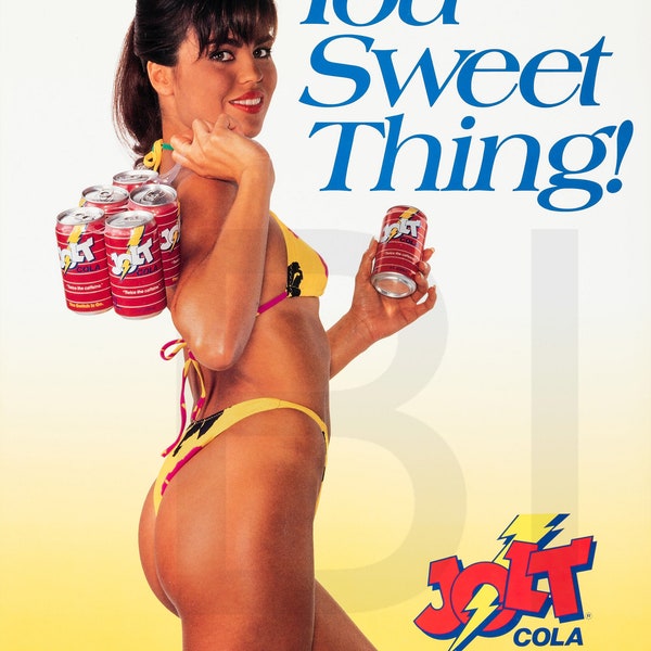 1985 Jolt Cola You Sweet Thing! 14 x 11 Photo Print