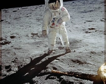 Armstrong on the Moon Moonwalk EVAs Apollo 11 8X12 PHOTOGRAPH Astronaut Neil A