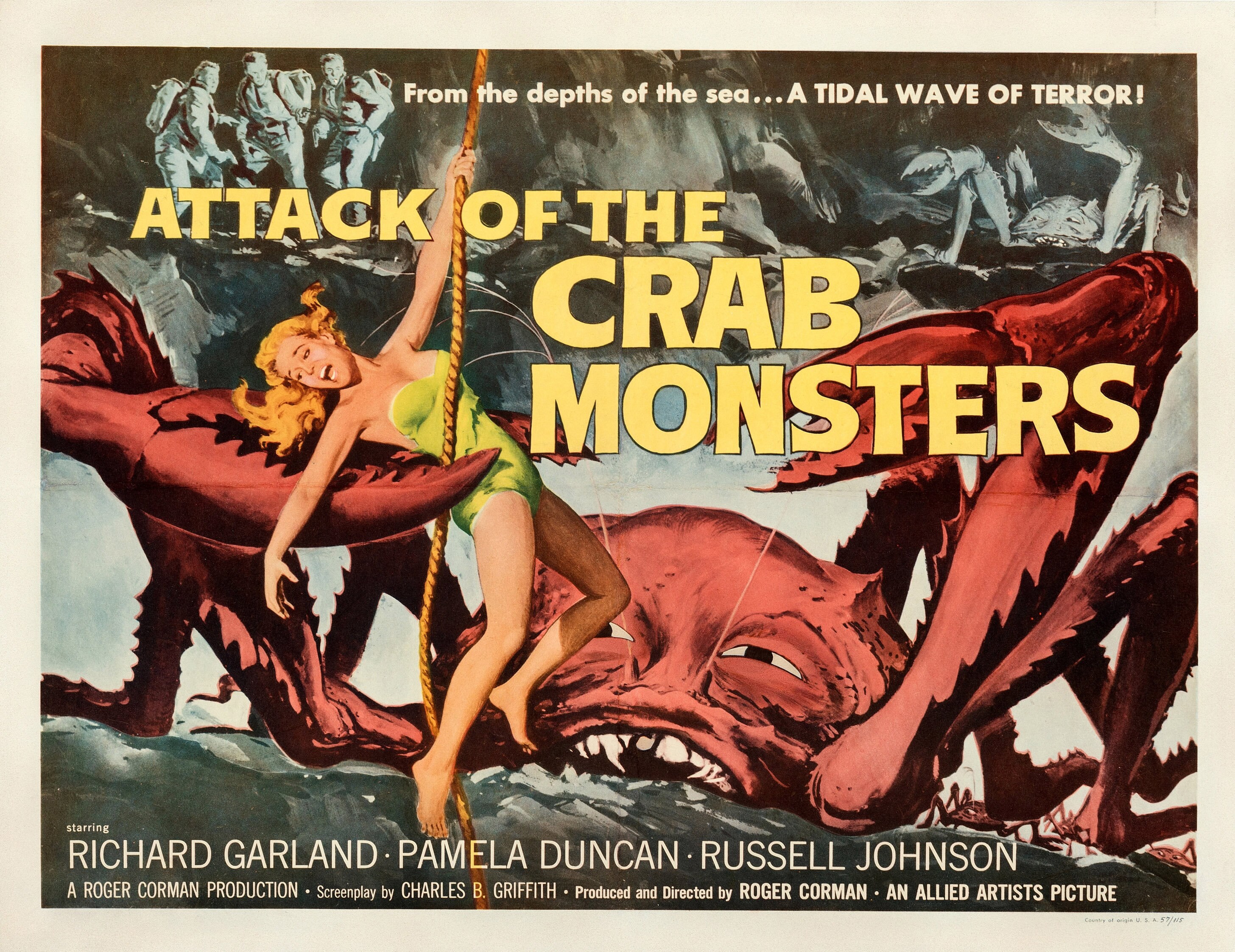 Attack of the crab monsters poster