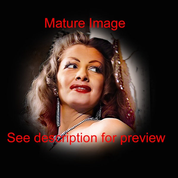 Tempest Storm Nude Etsy UK