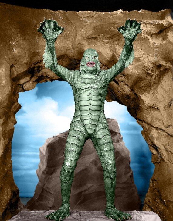 Creature From The Black Lagoon 14 X 11 Photo Print Etsy