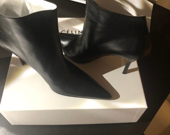 Céline black ankle boots