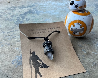SW Rey inspired Kyber Crystal necklace