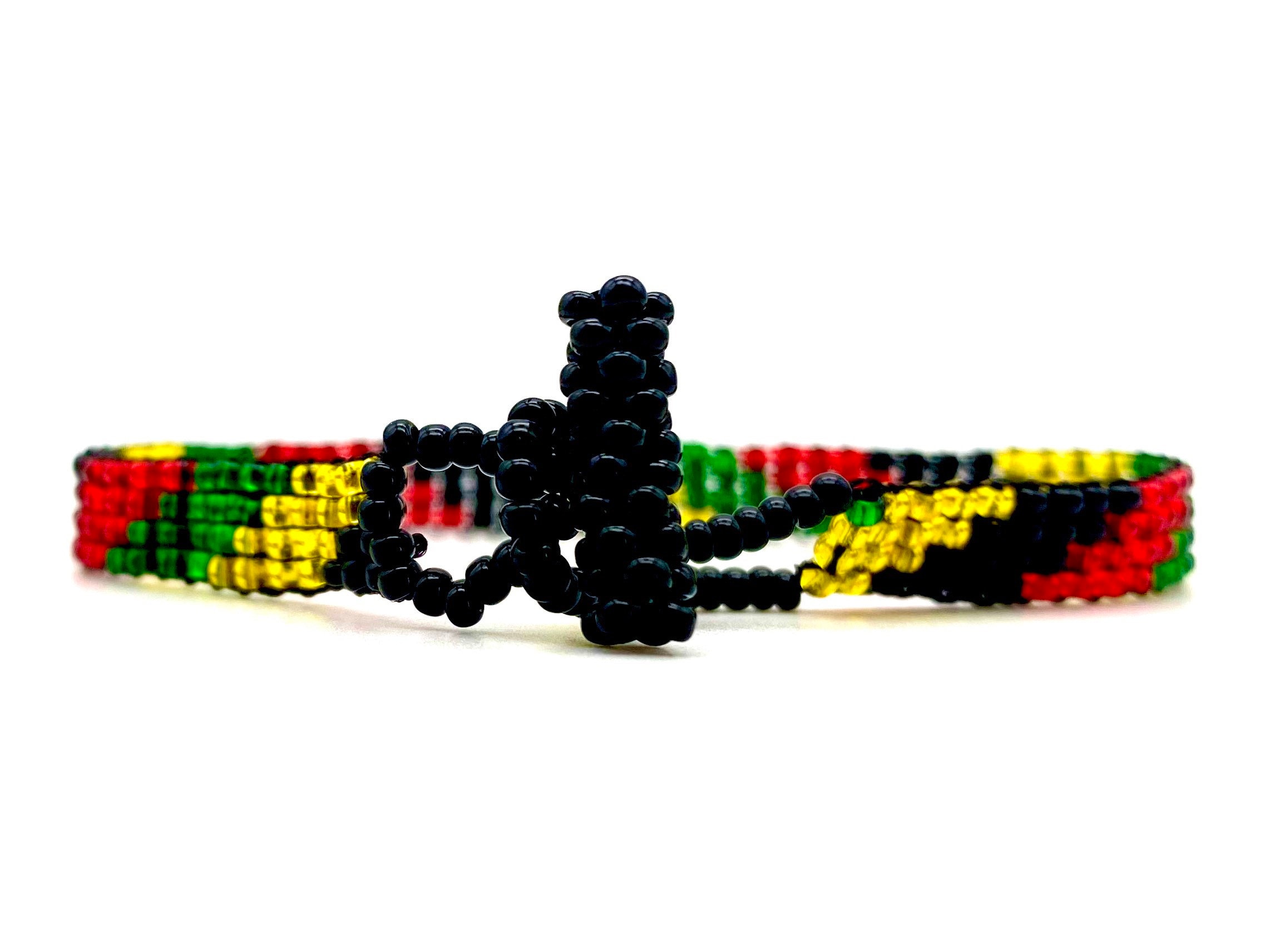 Rasta Bracelet Jamaican Flag Jewelry One Love Bracelet Etsy