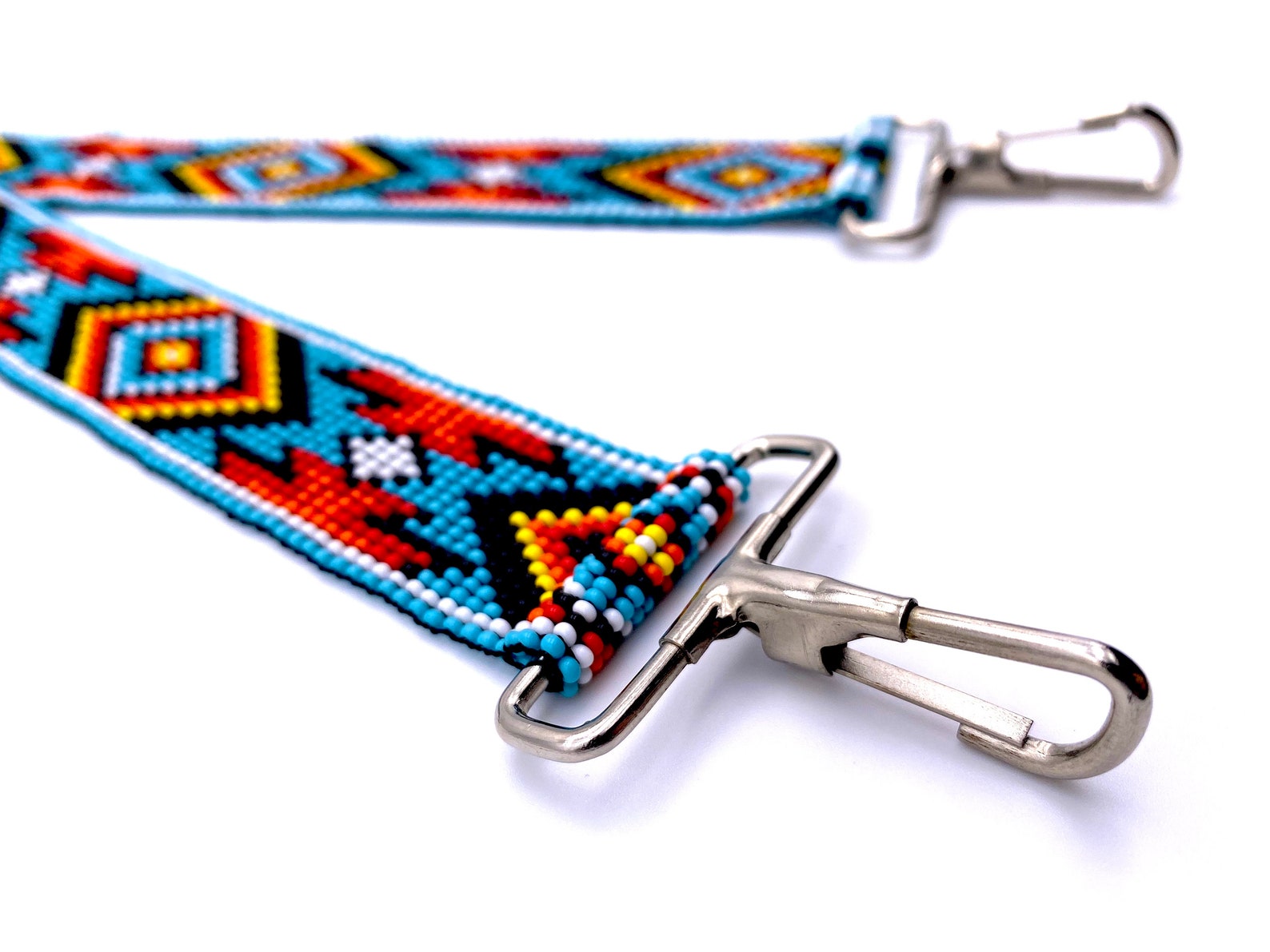 Turquoise Beaded Bag Strap Replacement Bag Strap Handbag Etsy