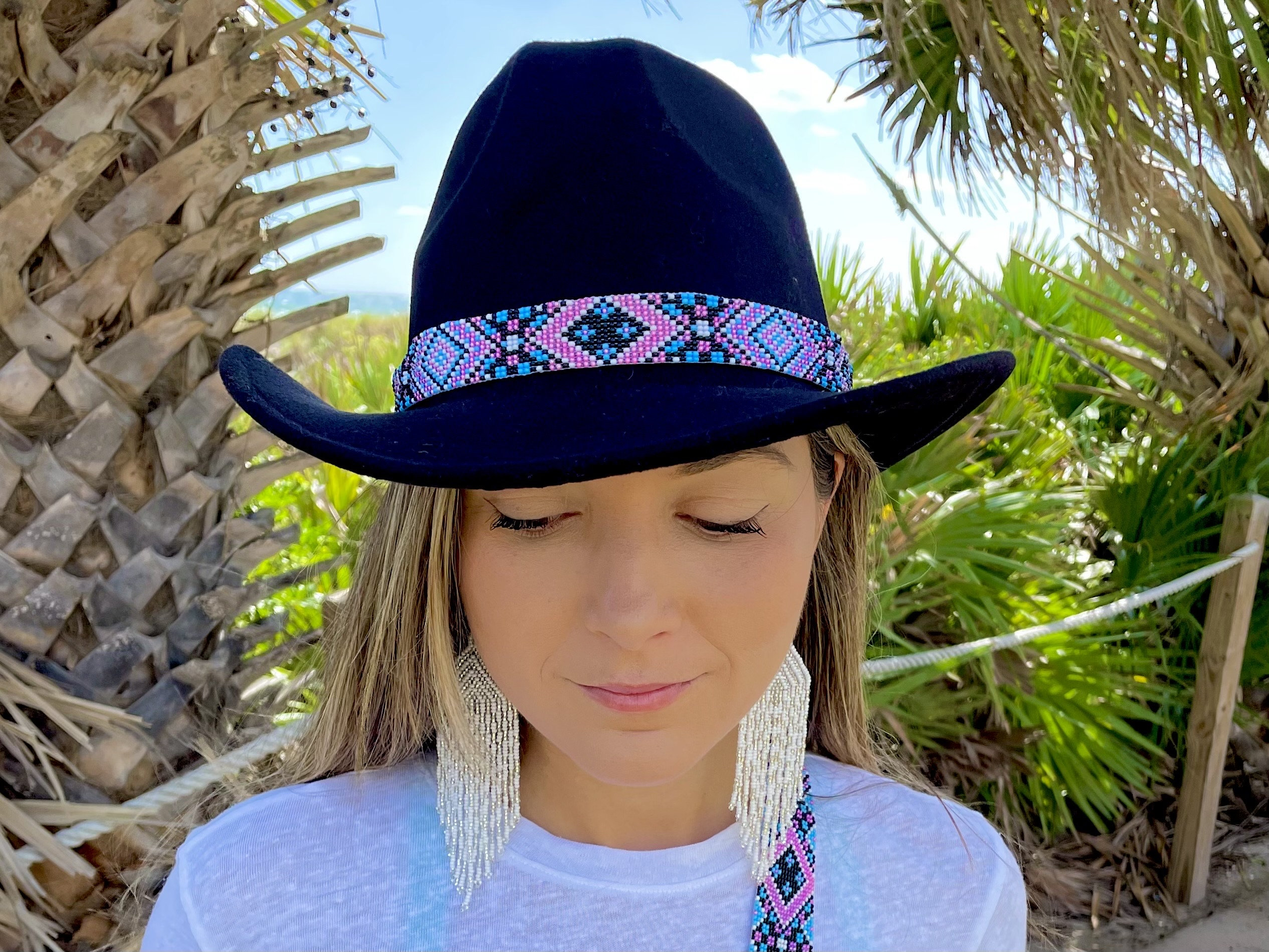 Bracelet De Bordure En Cuir Fait Main - Style Cowboy Californie - 5/8 Pouce - Neuf - Pappas