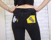 Custom Painted Hot Topic Jeans (Distressed)