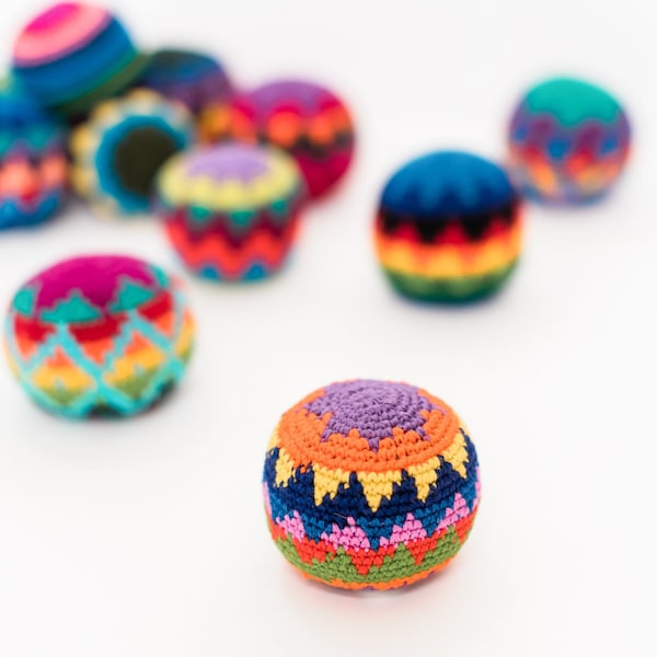Crocheted Hacky Sack | Colorful Fun for Children and Families