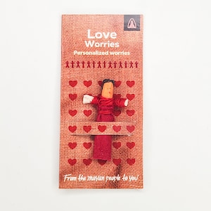 Small Themed Guatemalan Worry People | Themed Little Friends for Anxiety, Troubles, Sleep, Health, Budget, Work, Love, and More