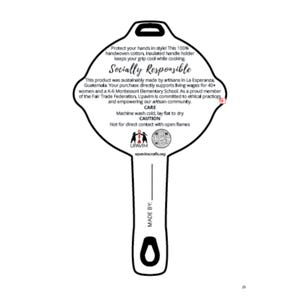 Polar Bear Skillet Handle Holder | Hand Sewn Cotton Cover image 9
