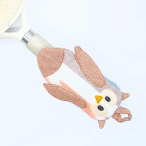 Polar Bear Skillet Handle Holder | Hand Sewn Cotton Cover Owl