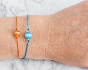 Single Stone Bead Bracelet | Toggle Closure Jewelry | Fair Trade