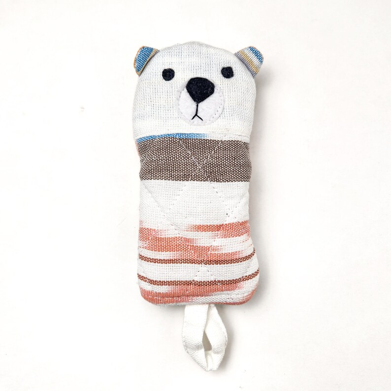 Polar Bear Skillet Handle Holder | Hand Sewn Cotton Cover image 2