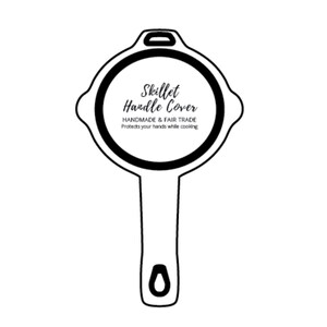 Polar Bear Skillet Handle Holder | Hand Sewn Cotton Cover image 8