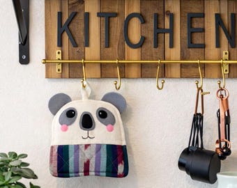 Koala Pot Holder – Handwoven Fair Trade Kitchen Gift