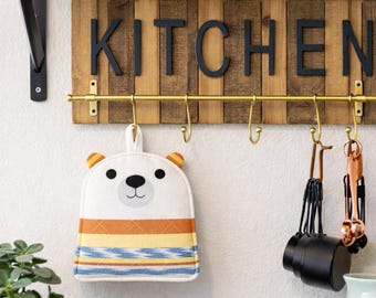 Polar Bear Pot Holder – Handwoven Fair Trade Kitchen Gift