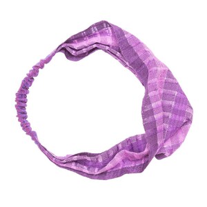 Hand Sewn Colorful Elastic Headband Stretchy Boho Hair Accessory, Traditional Guatemalan Fabric image 3