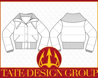 Women Cropped Thermal Jacket