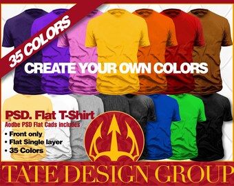 T-Shirt-PSD Flat-35colors MENS7003
