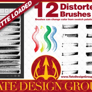 12 Distorted Brushes 3