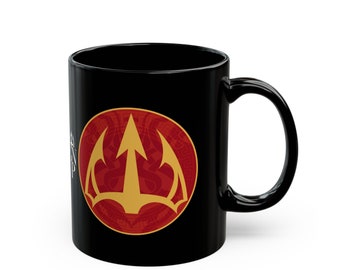 TATE TRIDENT ICON-Black Mug (11oz, 15oz)