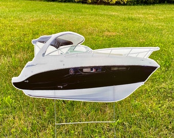 Lawn Sign - Power Boat