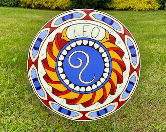Lawn Sign - Leo Zodiac
