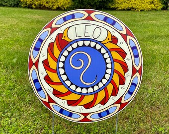 Lawn Sign - Leo Zodiac