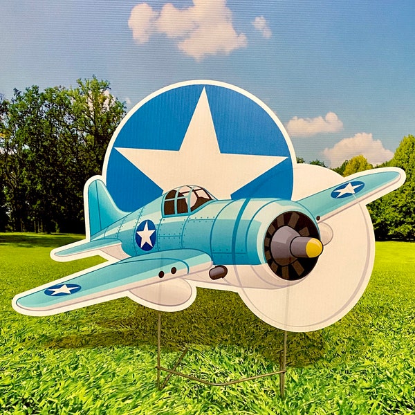 Lawn Sign -  Air Force Fighter
