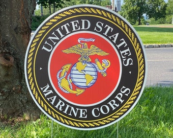 Marines Lawn Sign