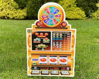 Lawn Sign - Slot Machine