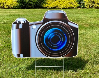 Lawn Sign - Camera Vector