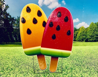 Lawn Sign - Fruit Pops