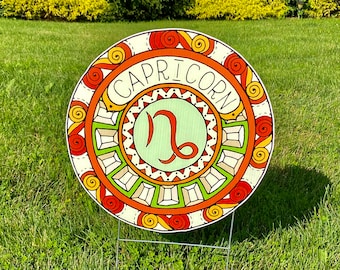 Lawn Sign - Capricorn Zodiac